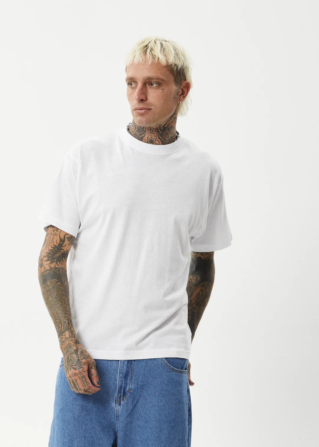 Foundation Boxy Fit Tee - White