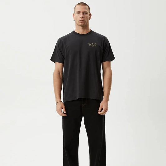 Surf Related Recycled Boxy Fit Tee - Stone Black