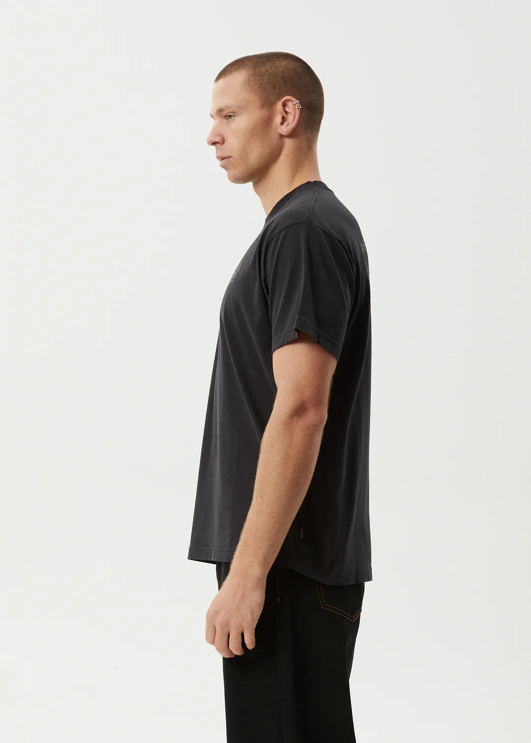 Surf Related Recycled Boxy Fit Tee - Stone Black