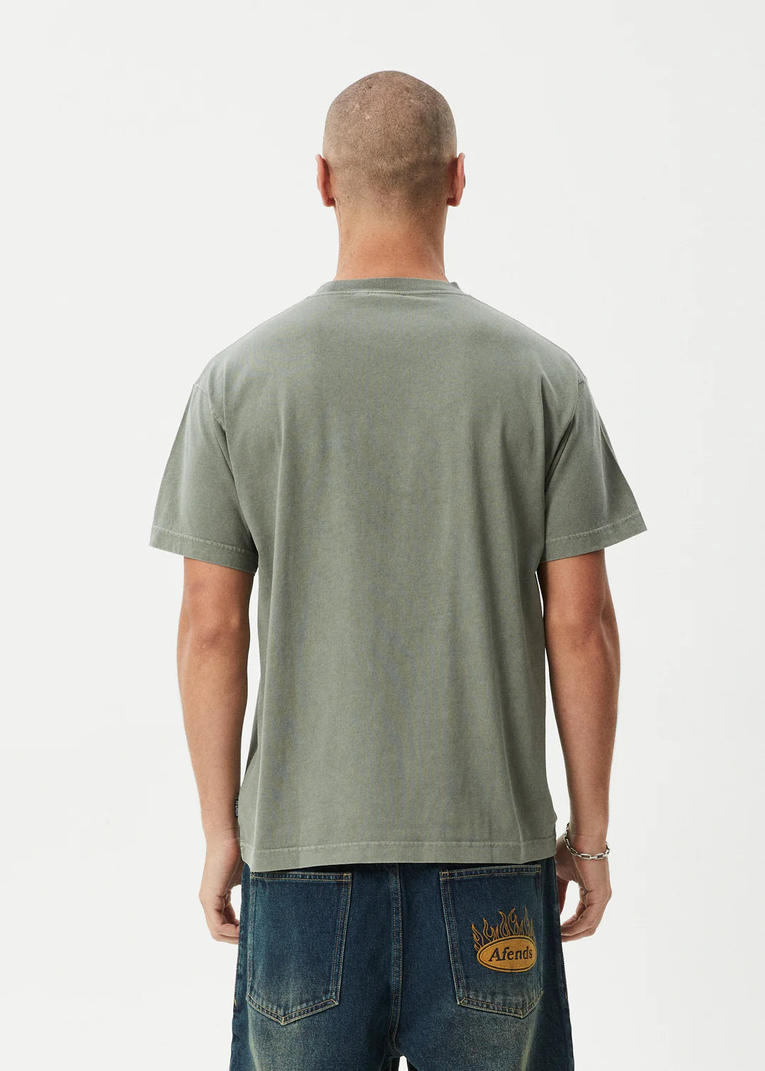 Skeletor Recycled Boxy Fit Tee - Washed Sycamore