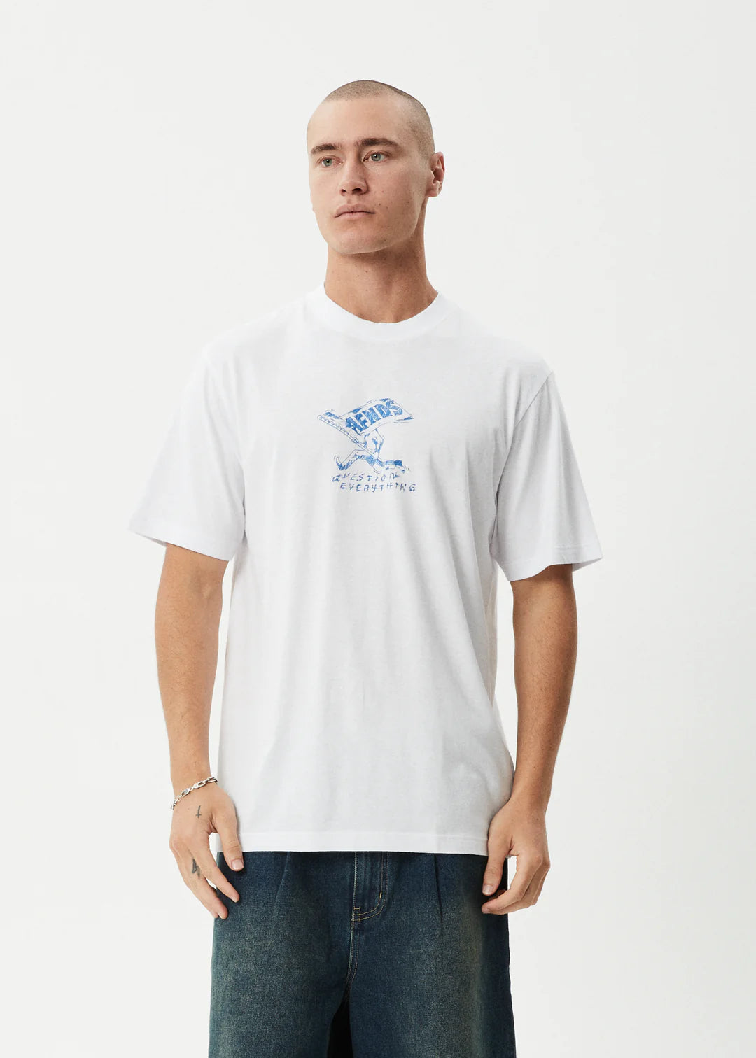 Flyin Hemp Retro Fit Tee - White