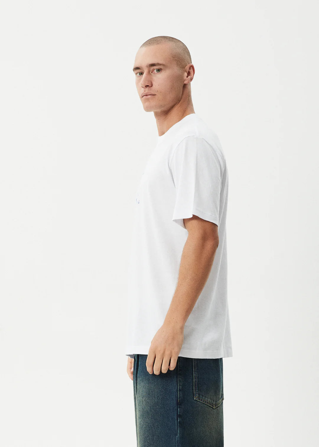 Flyin Hemp Retro Fit Tee - White