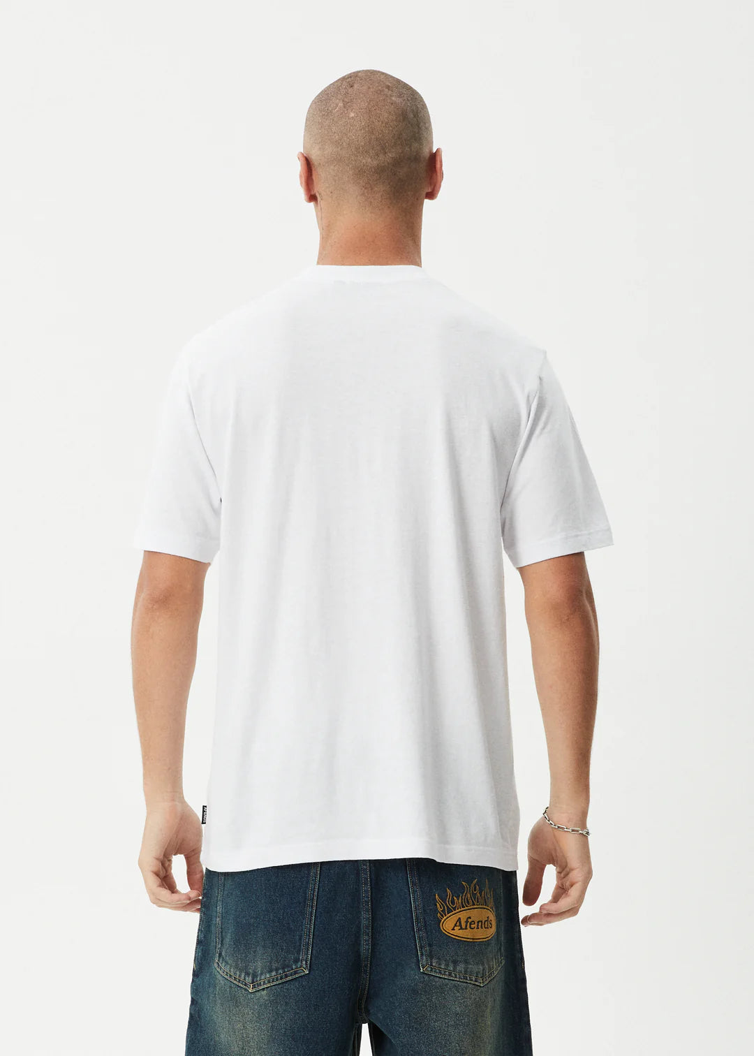 Flyin Hemp Retro Fit Tee - White