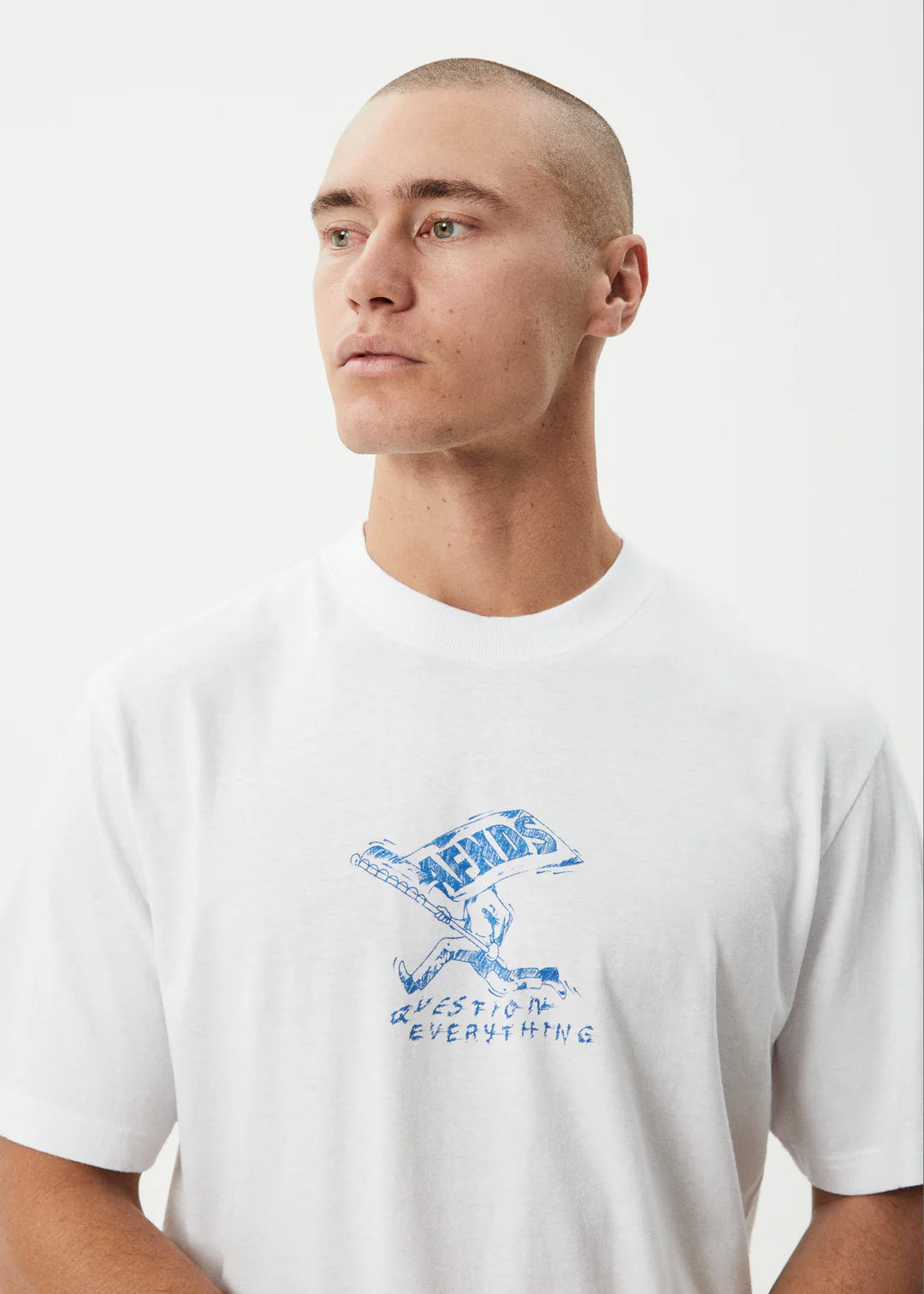 Flyin Hemp Retro Fit Tee - White