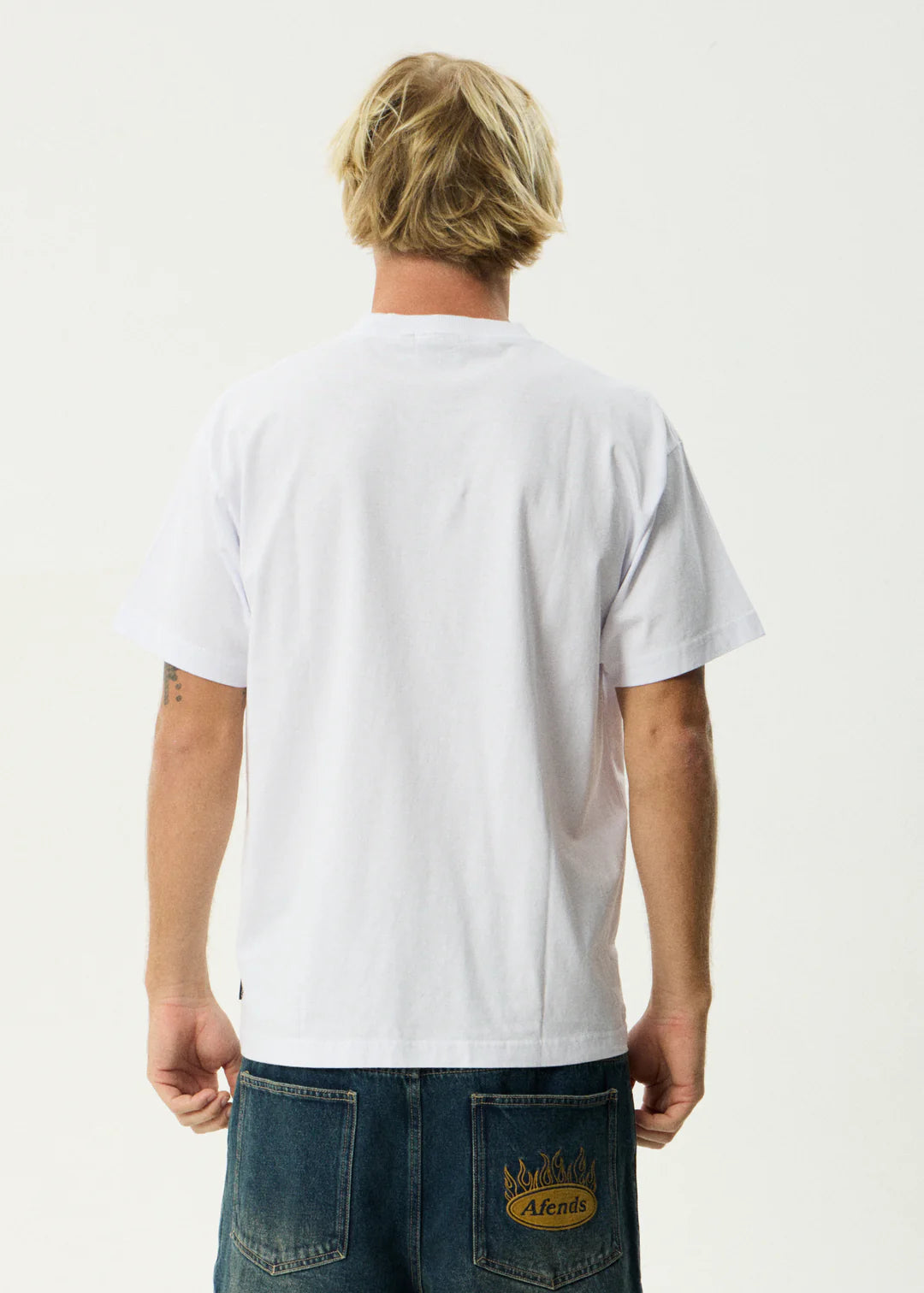 Space Race Recycled Boxy Fit Tee - White