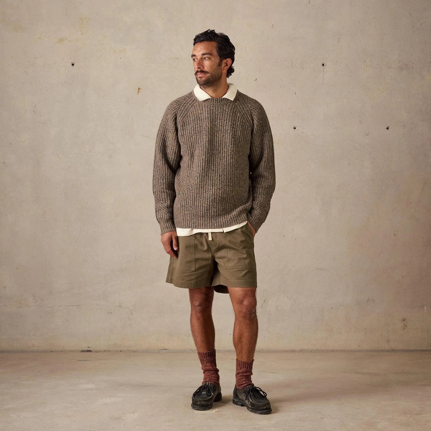 Fisherman Knit - Brown Multi
