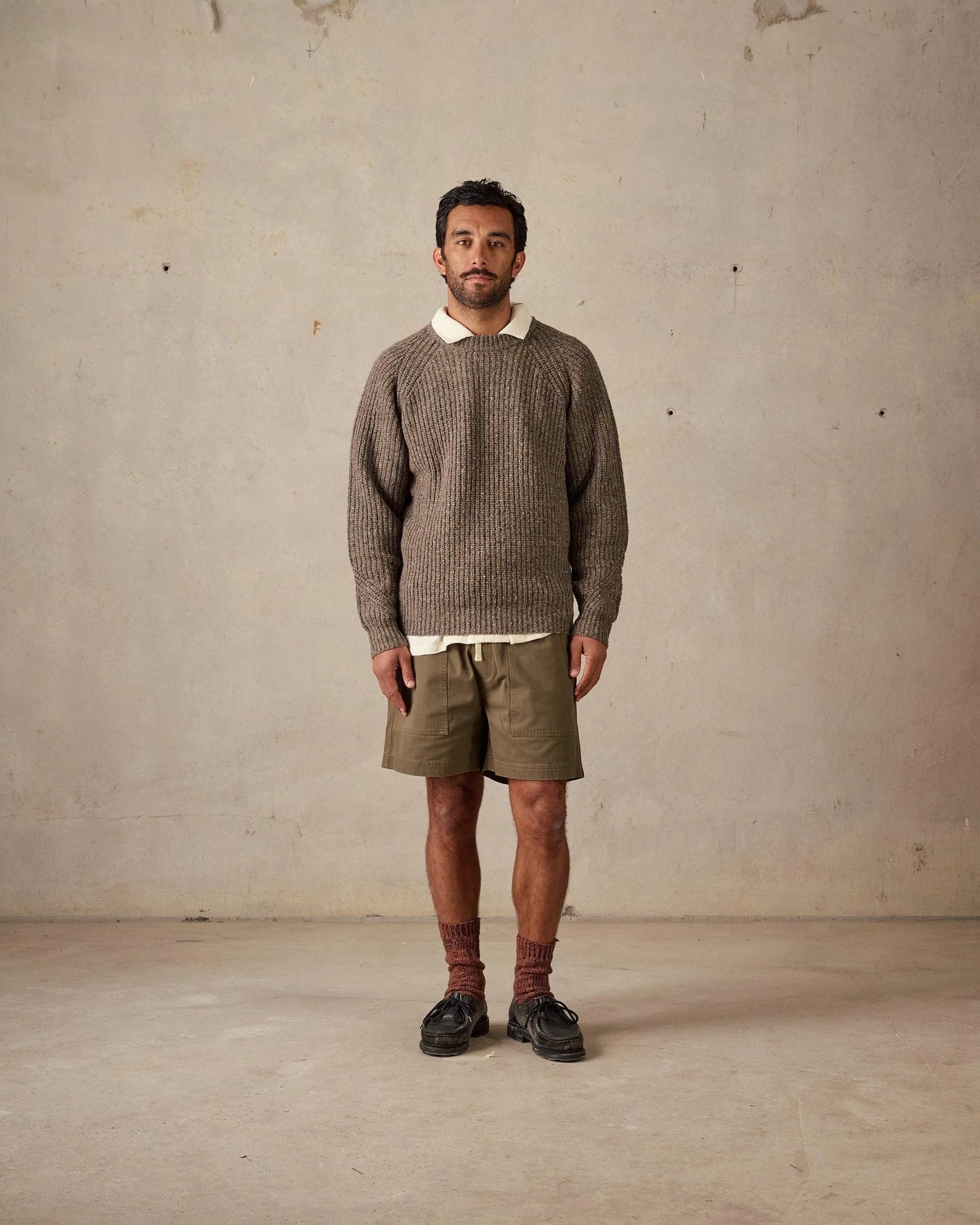 Fisherman Knit - Brown Multi