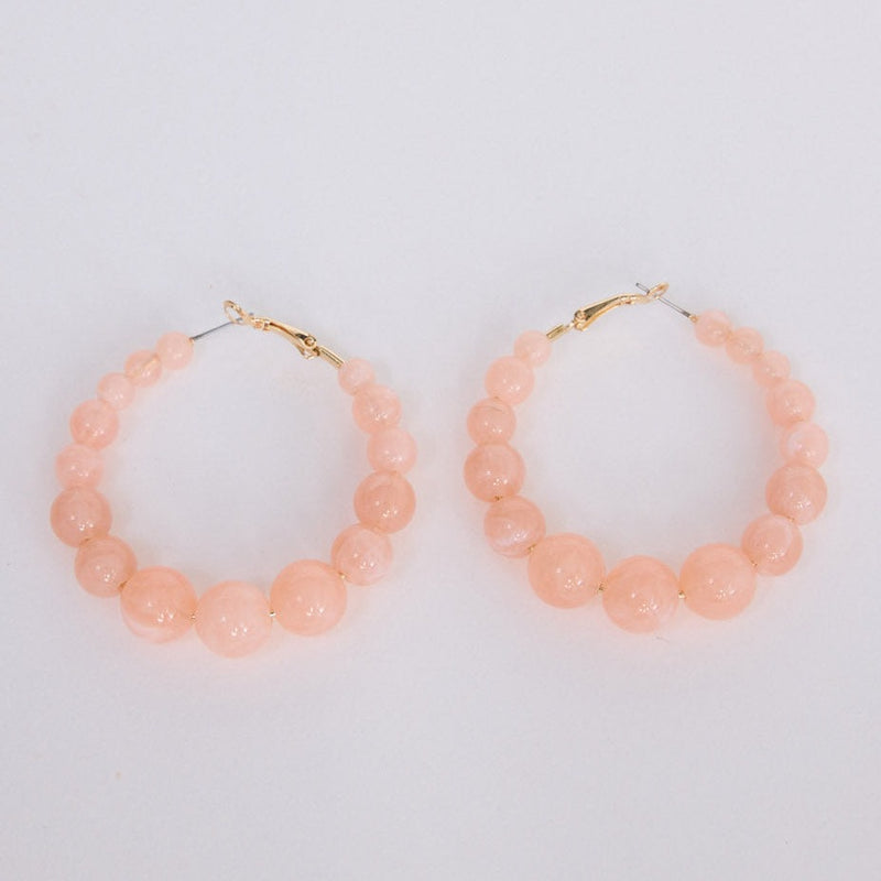 Molly Earrings - Baby Pink
