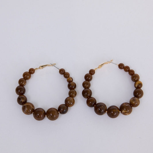 Molly Earrings - Brown