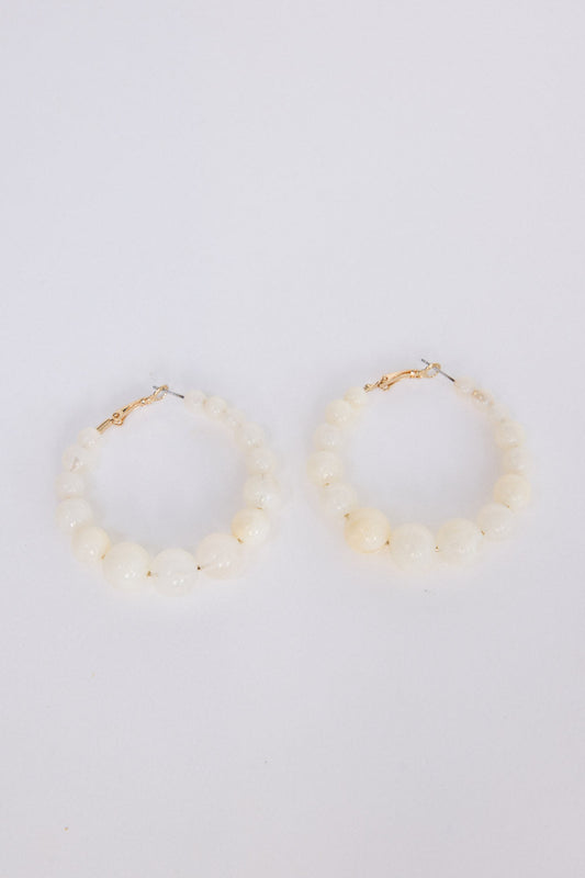 Molly Earrings - Off White