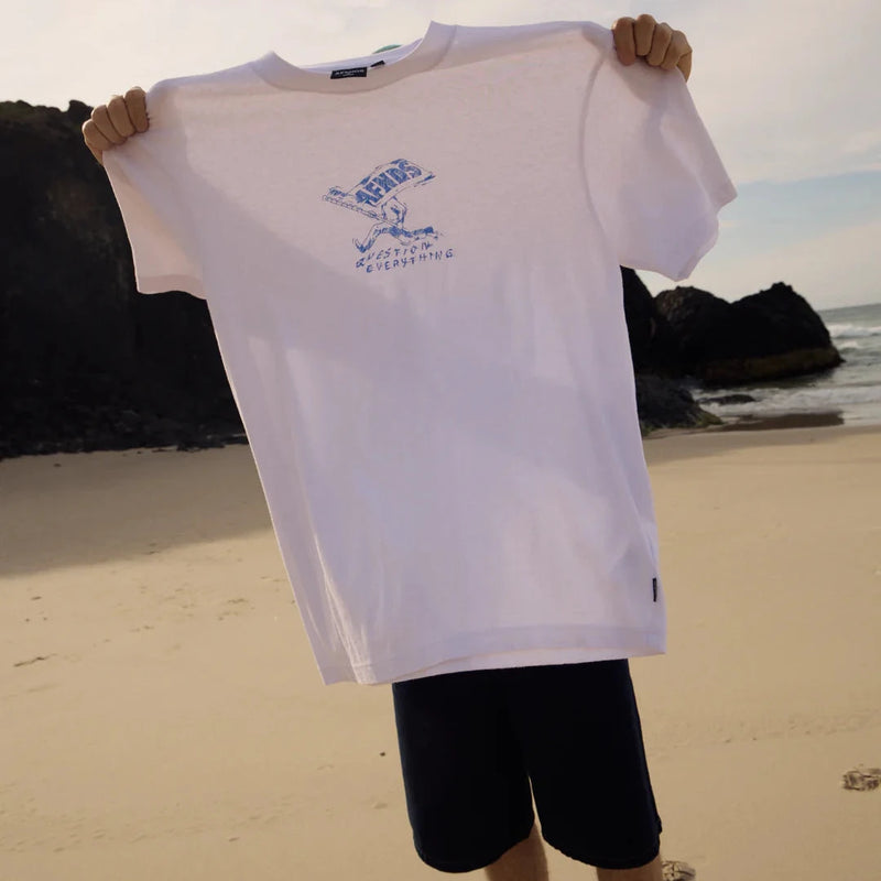 Flyin Hemp Retro Fit Tee - White