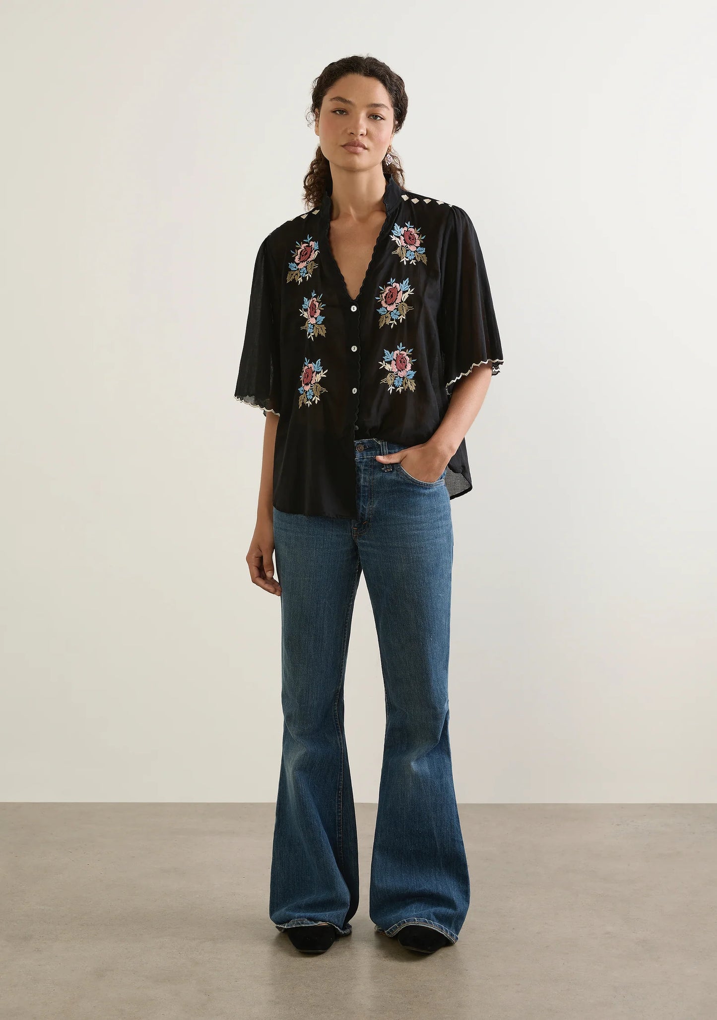 Arabella Blouse - Black