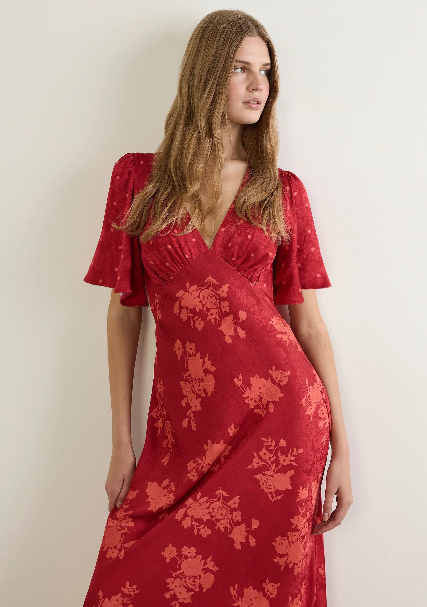 Rhea Maxi Dress - Red