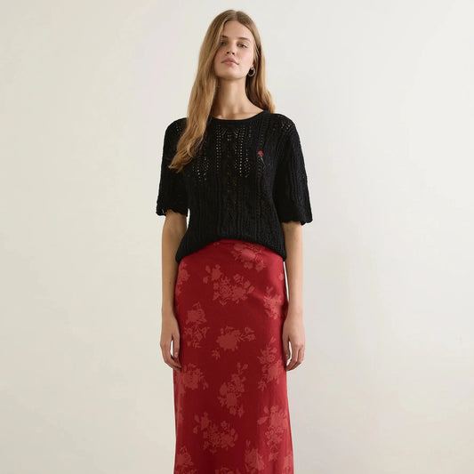 Stefan Maxi Skirt - Wine