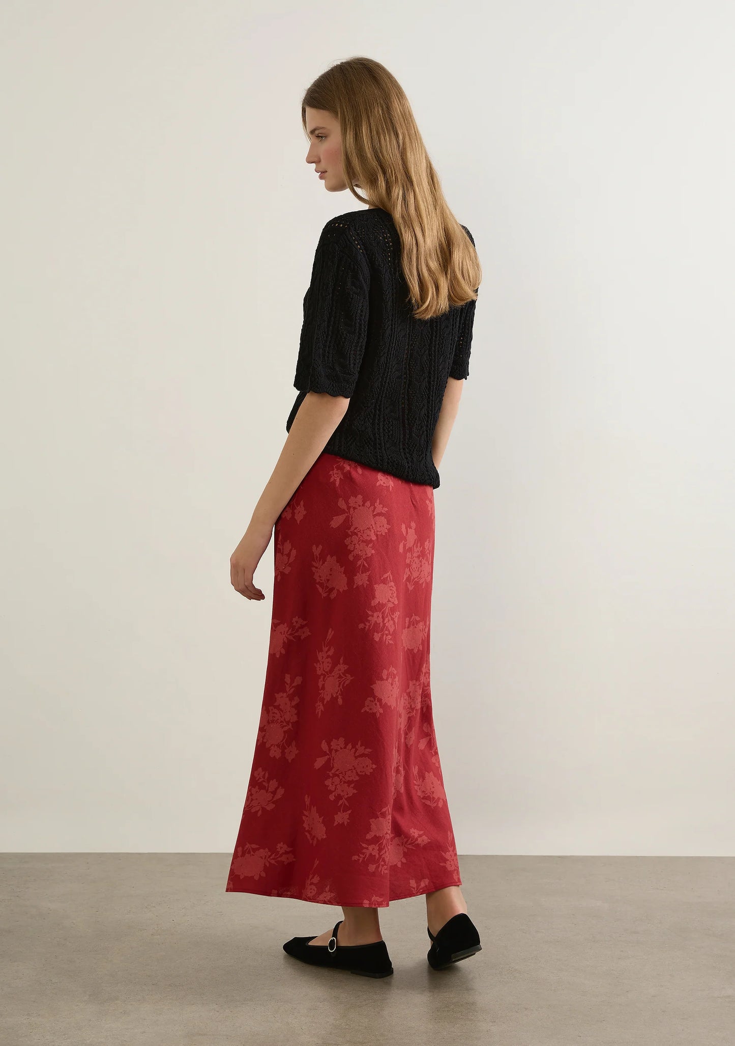Stefan Maxi Skirt - Wine