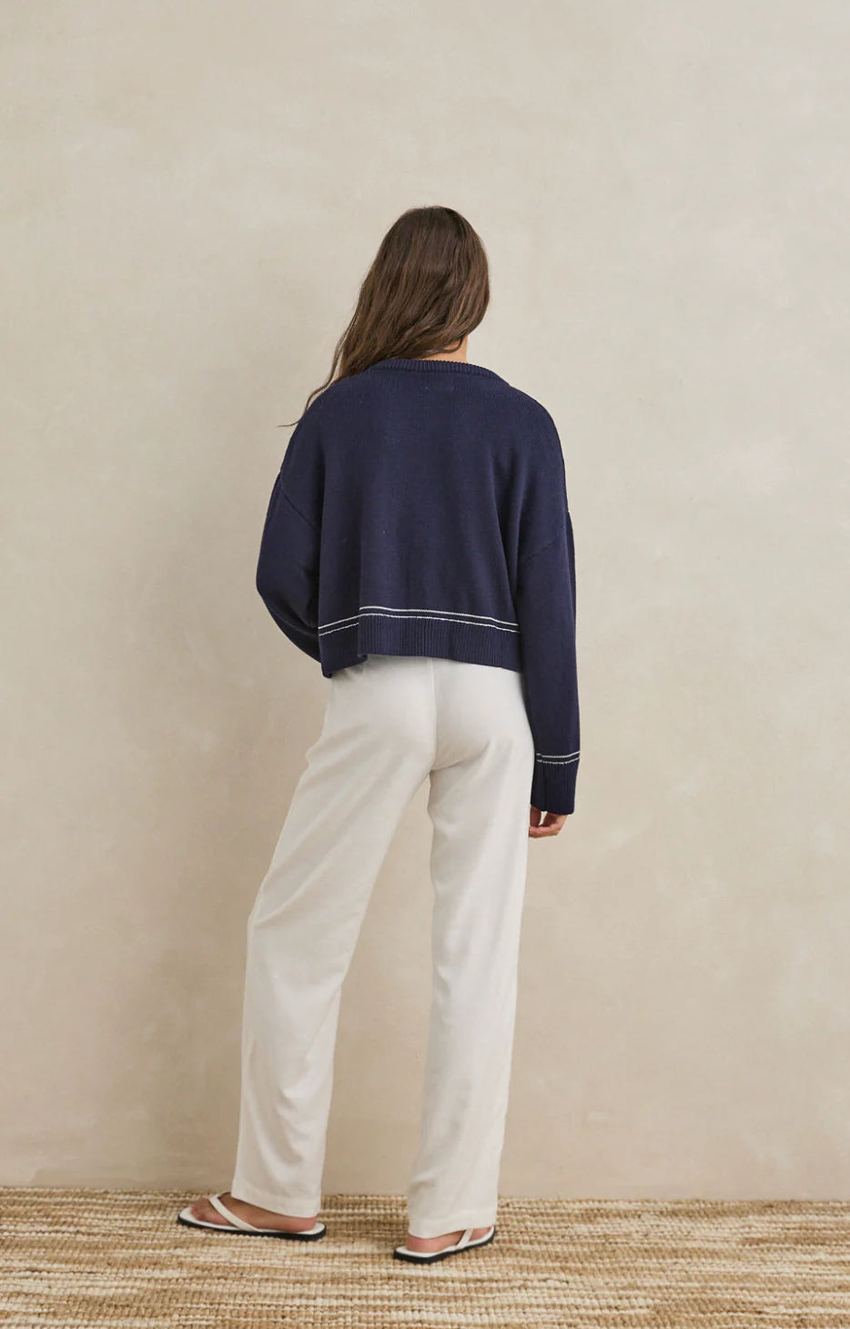Ravello Knit Cardigan - Navy