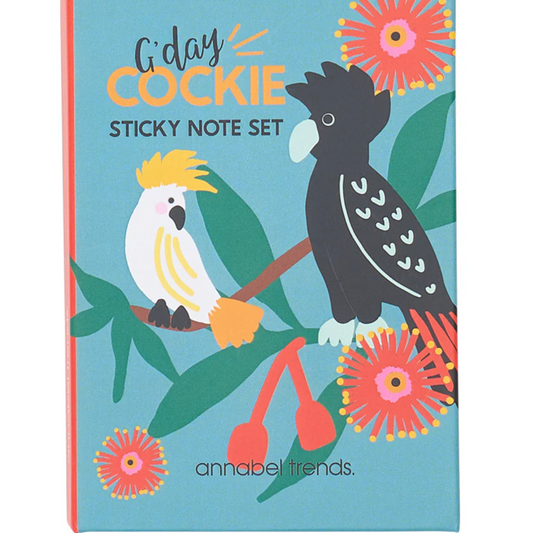 Sticky Note Set - Cockatoo