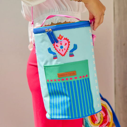 Picnic Cooler Bag Barrel (Tall) - Fiesta