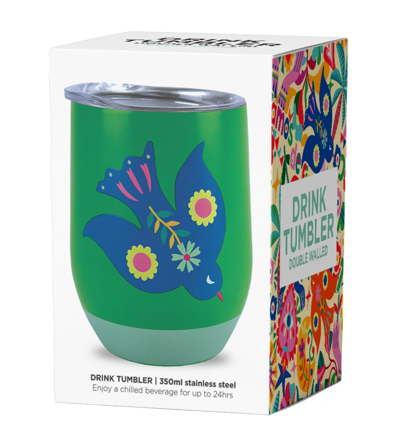 Drink Tumbler Stainless - Fiesta Bird