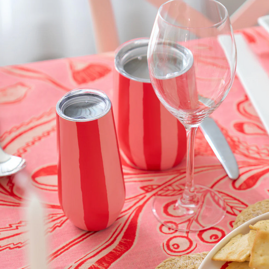 Drink Tumbler Stainless - Red Stripe