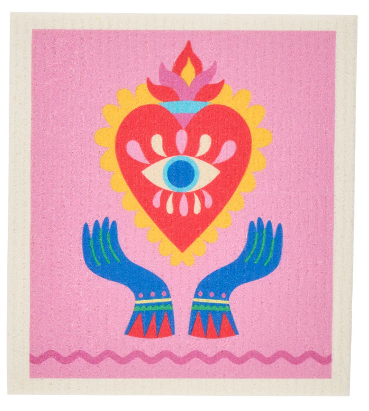 Swedish Style Dish Clothes - Fiesta Sun and Fiesta Heart