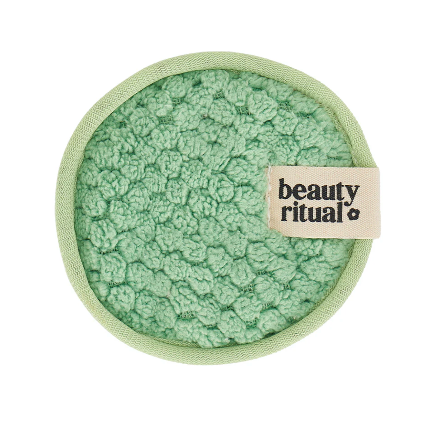 Beauty Ritual Luxury Waffle Cleansing Pads 4pc - Moss
