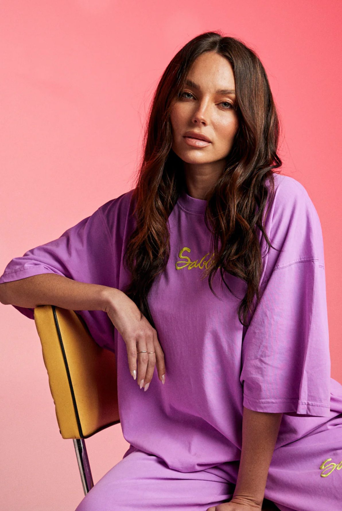 The Stand Out Tee - Fluro Purple