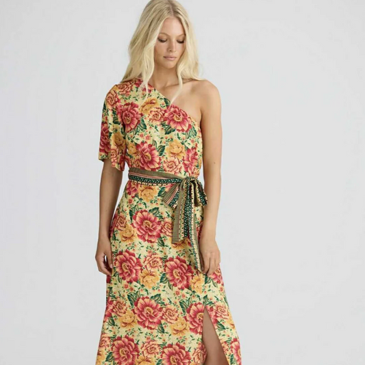 Cantina Asym Dress - Fiesta