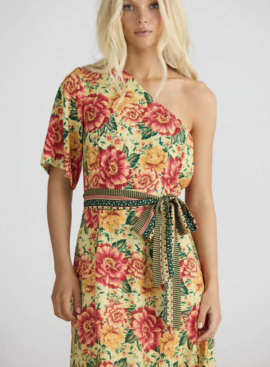 Cantina Asym Dress - Fiesta