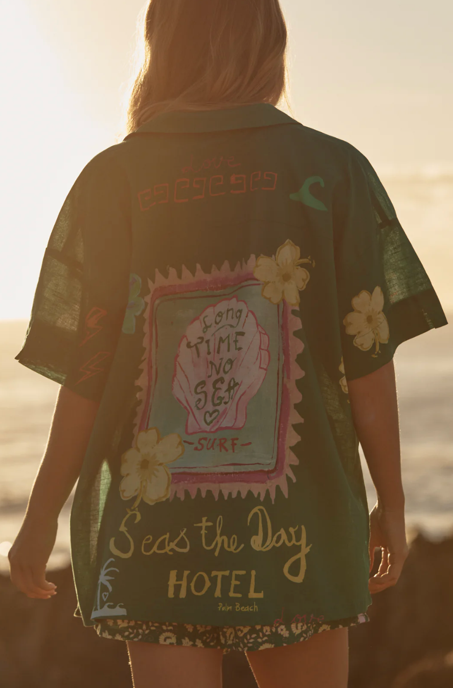 The Patron Shirt - Seas The Day - Green