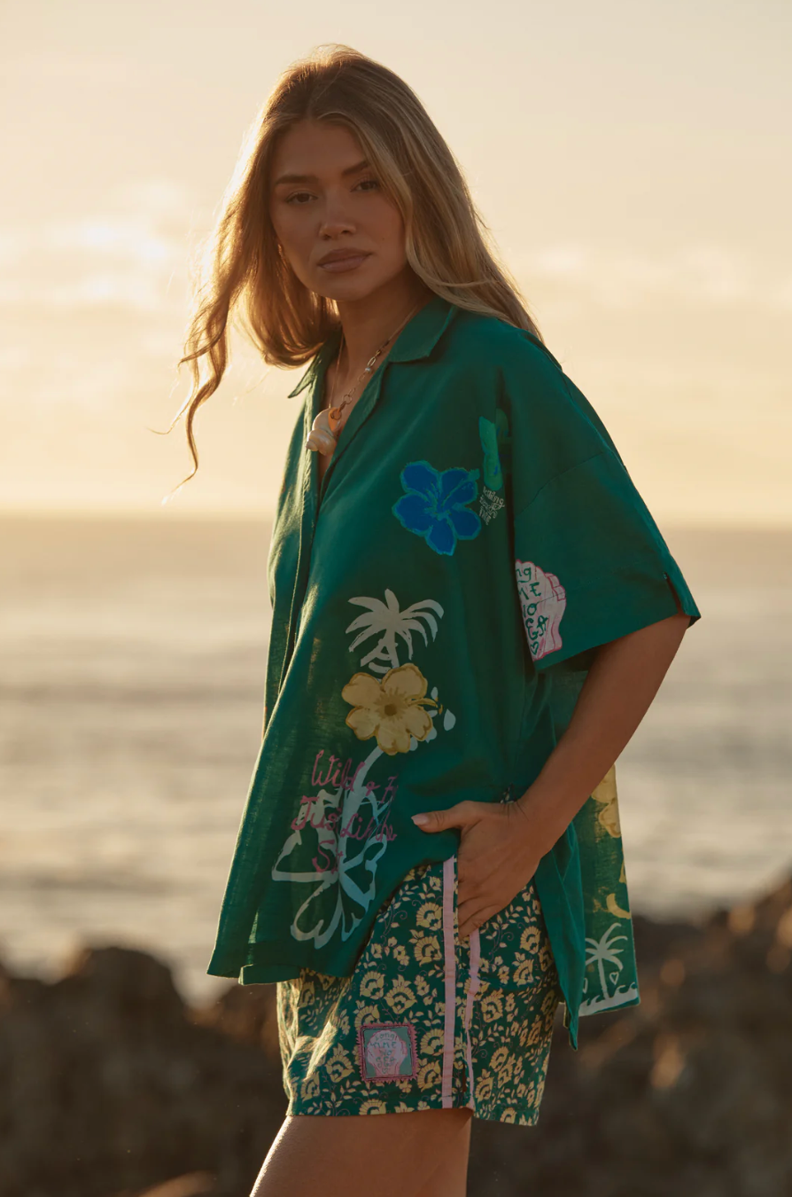The Patron Shirt - Seas The Day - Green