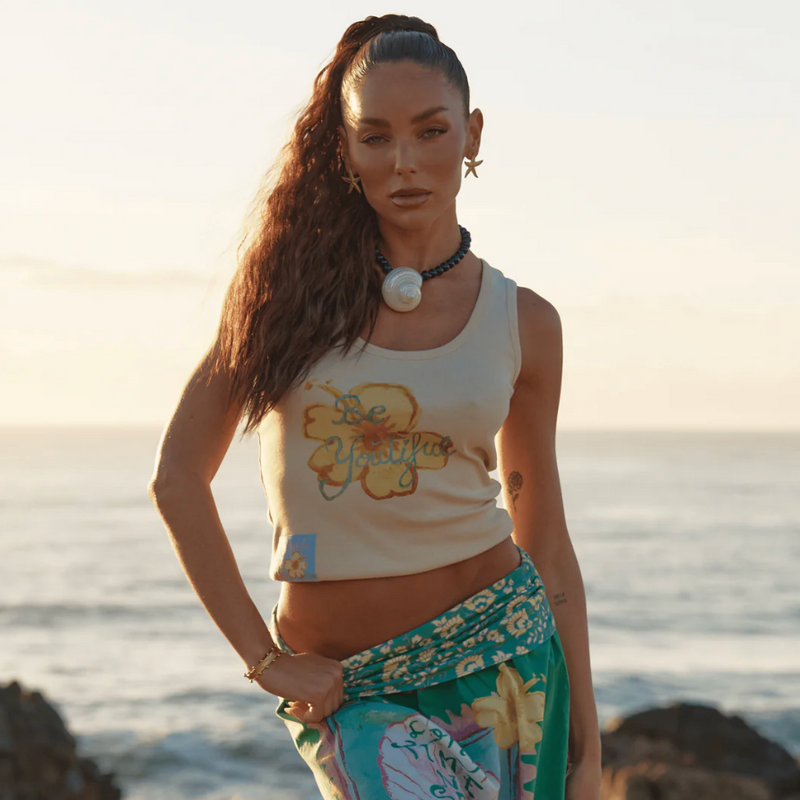 The Be-Youtiful Tank - Cream