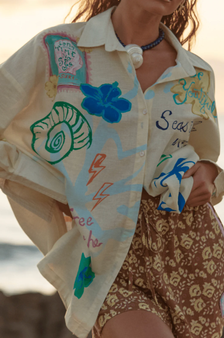 The Don Julio Shirt - Seas The Day - Cream