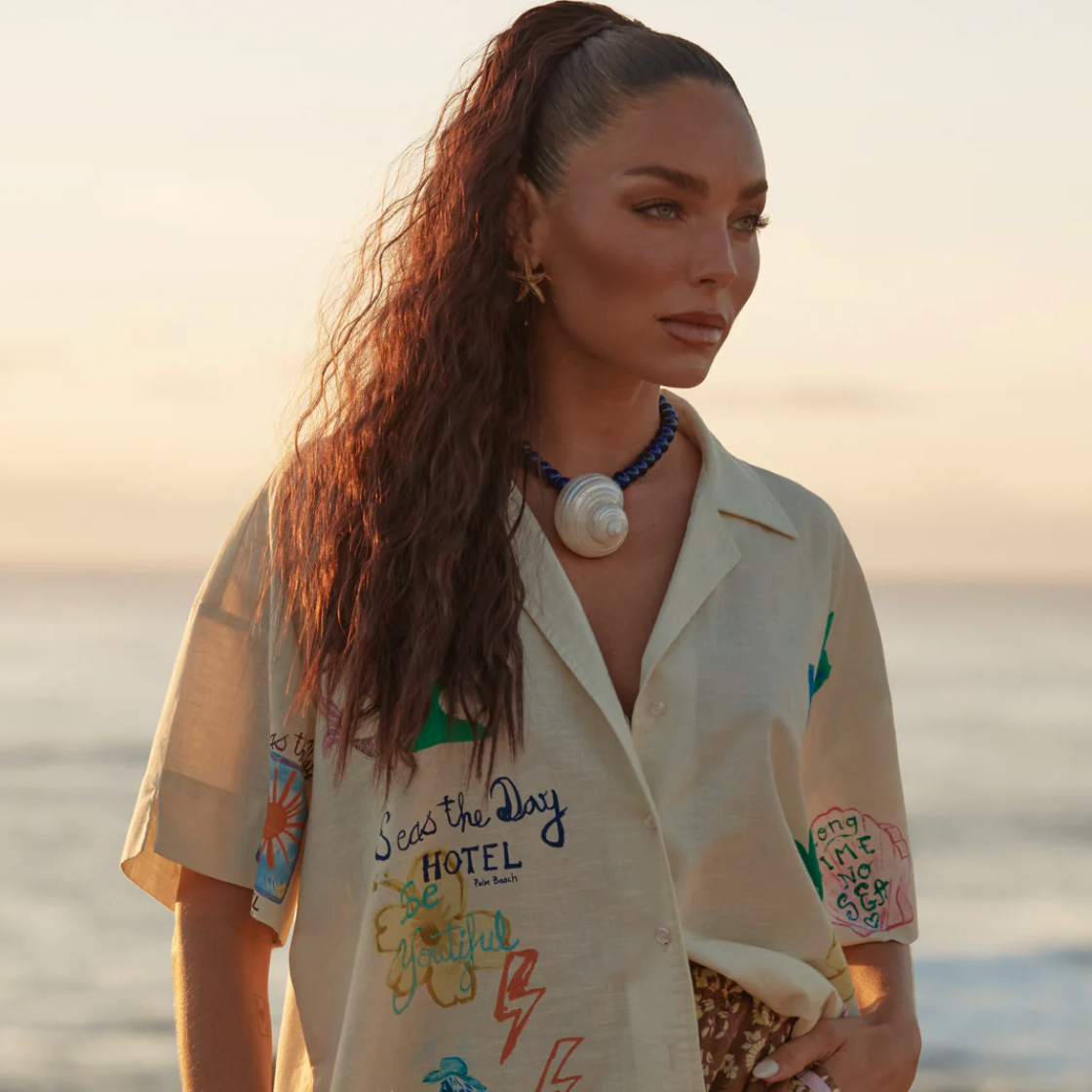 The Patron Shirt - Seas The Day - Cream