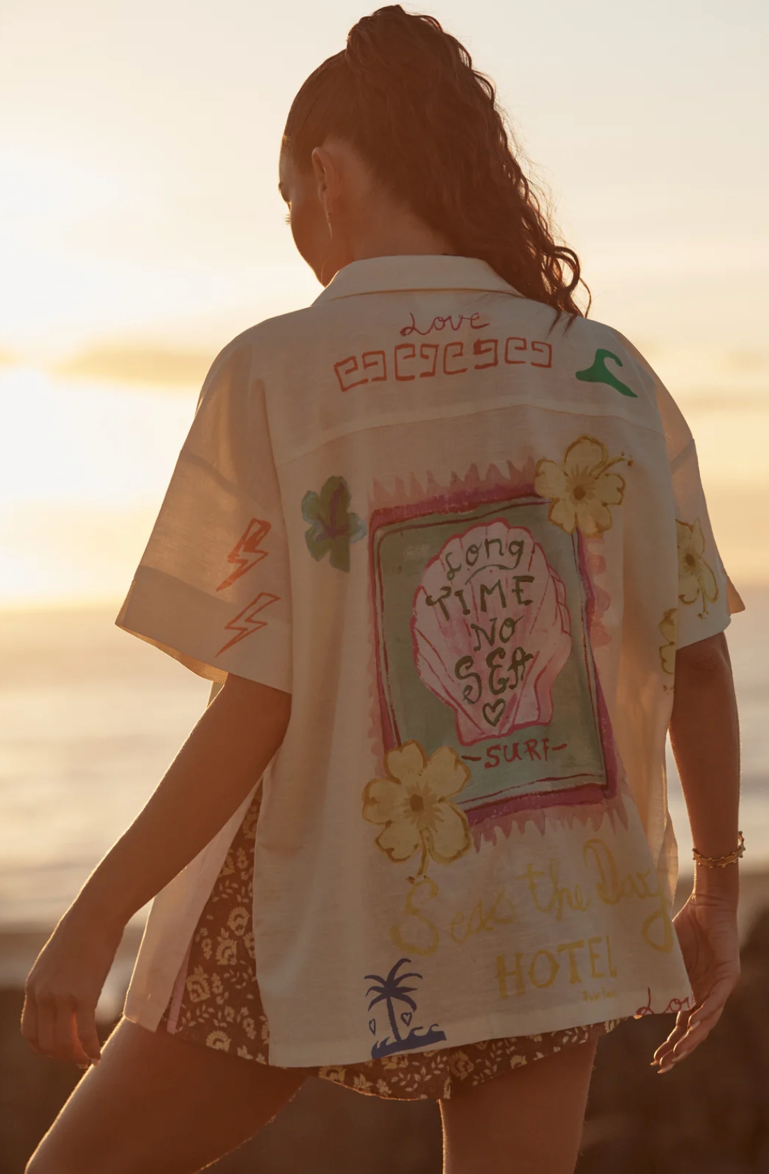 The Patron Shirt - Seas The Day - Cream
