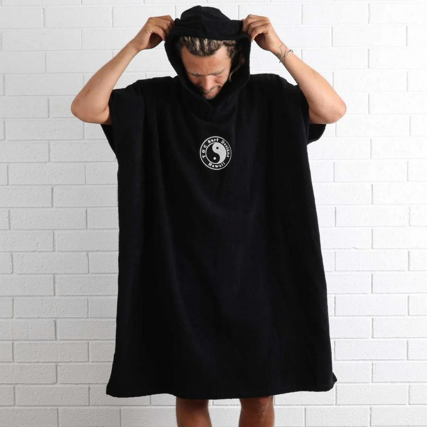 OG CF Hooded Towel - Black