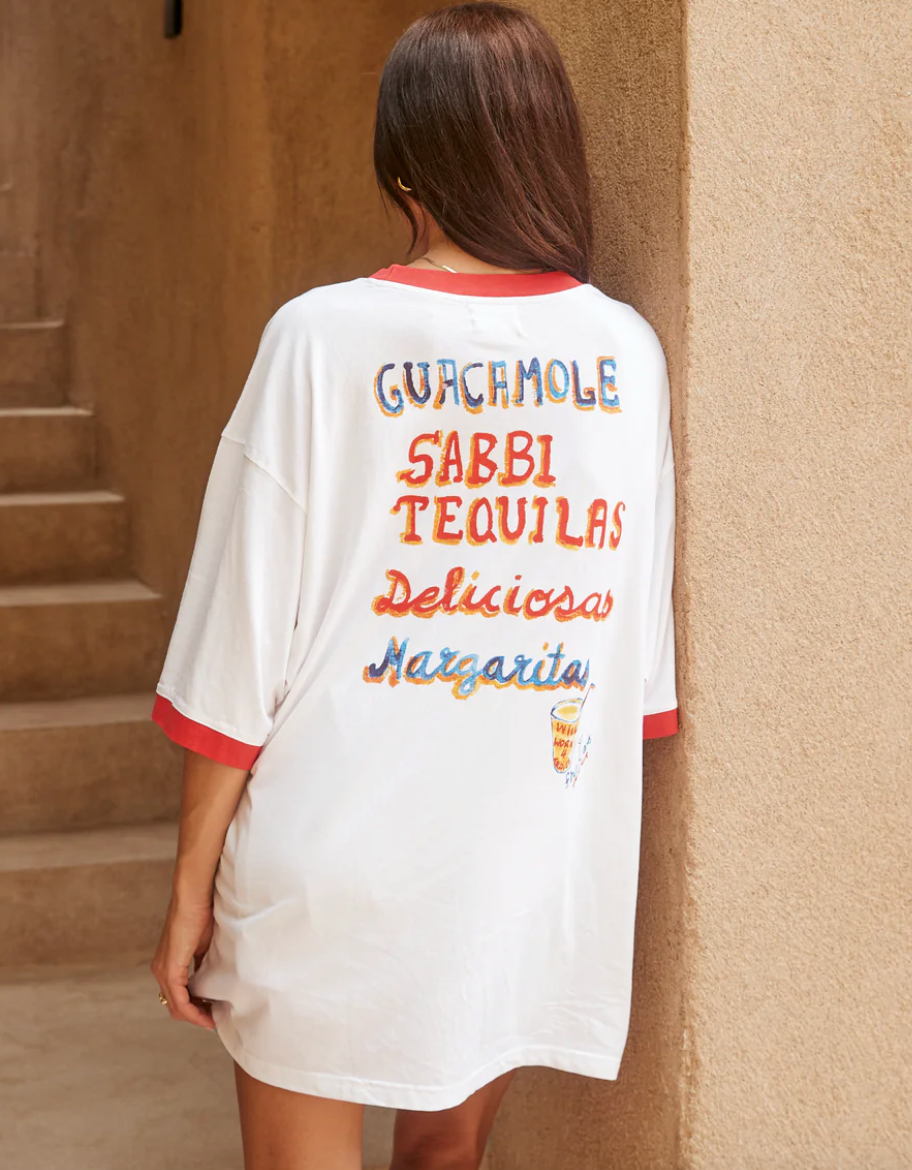 The Tequila Made Me Do It Tee - White