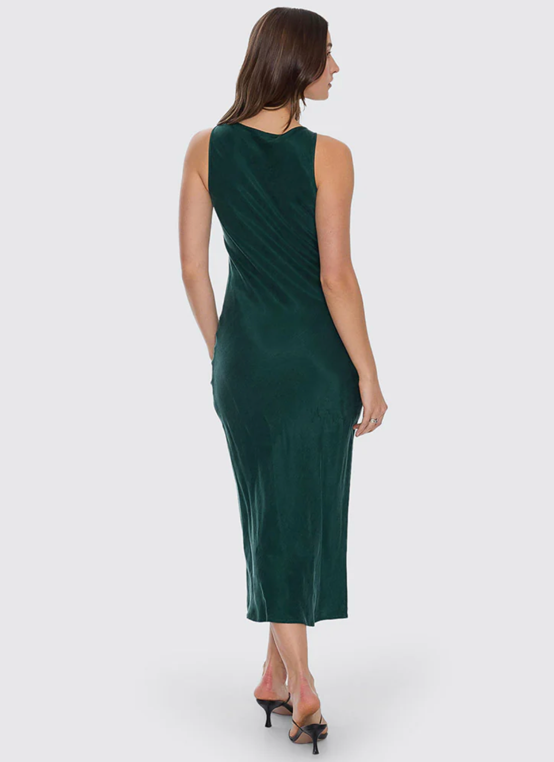 Kathleen Slip Dress - Varsity Green