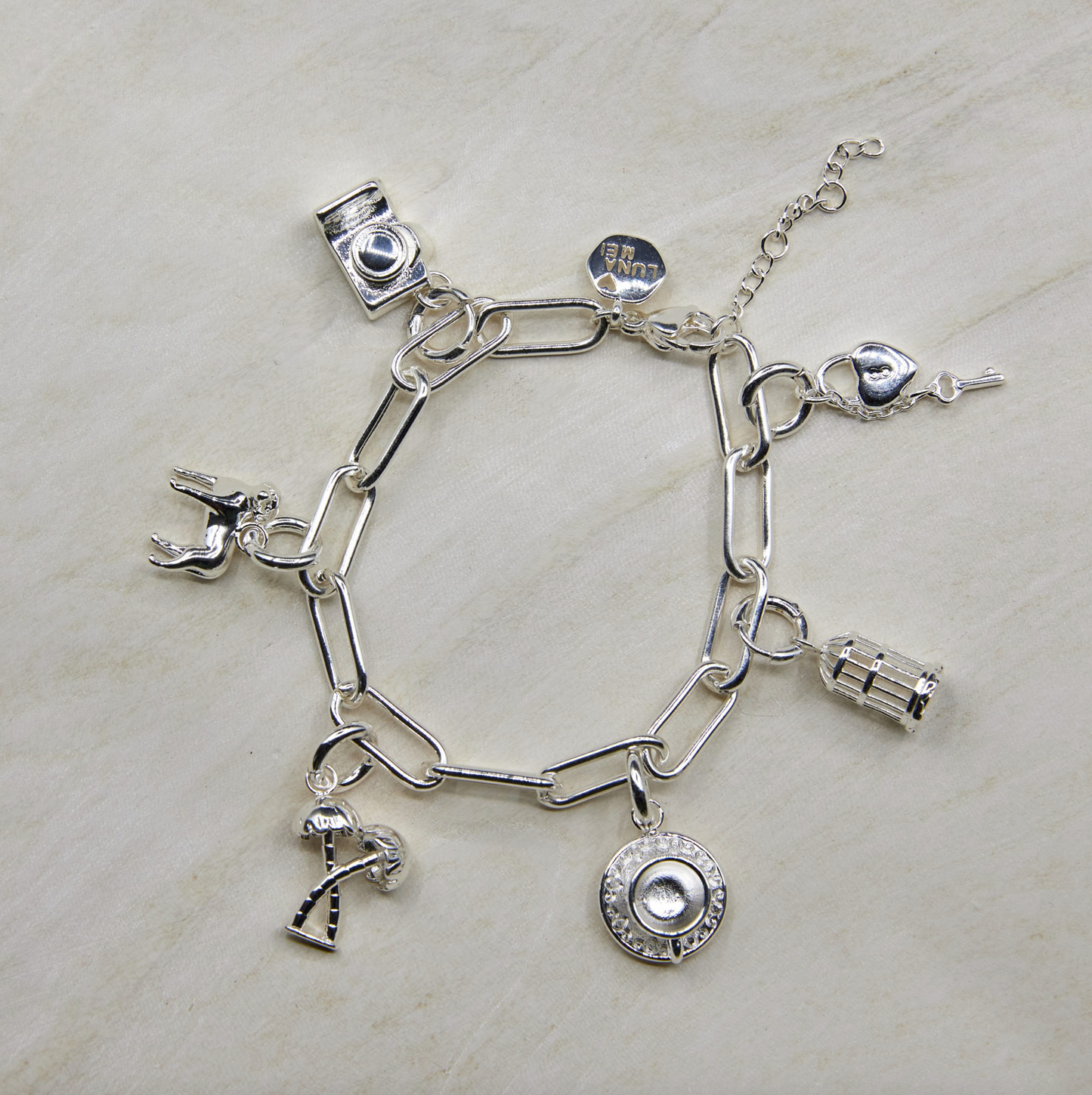 Chunky Paperclip Bracelet - Gold or Silver