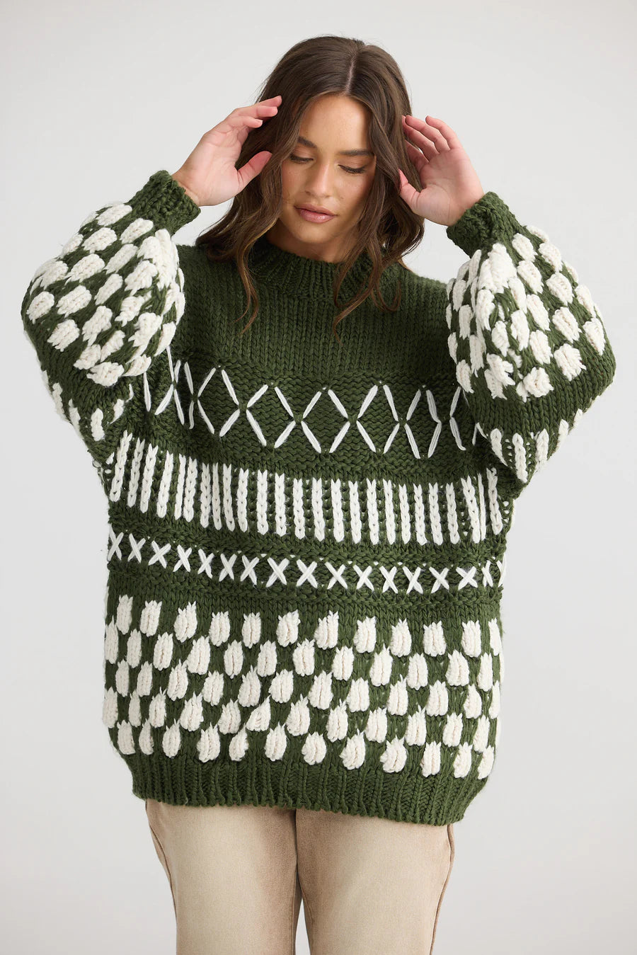 Colorado Knit - Khaki