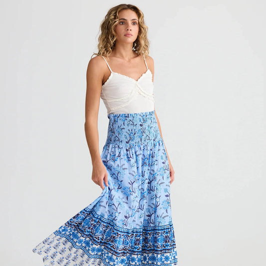 Sangria Skirt - Blueberry Fields