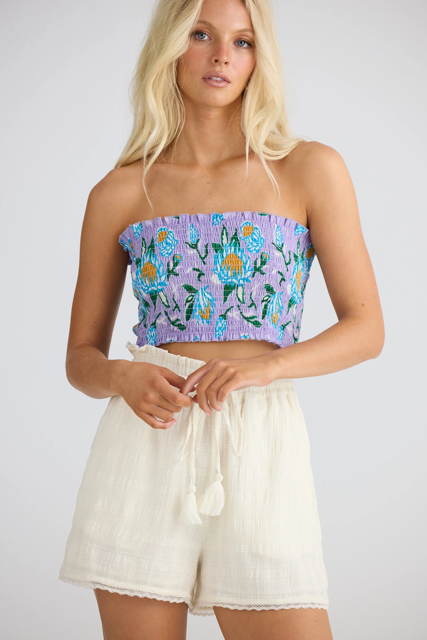 Phoenix Bandeau - Lilac Lotus