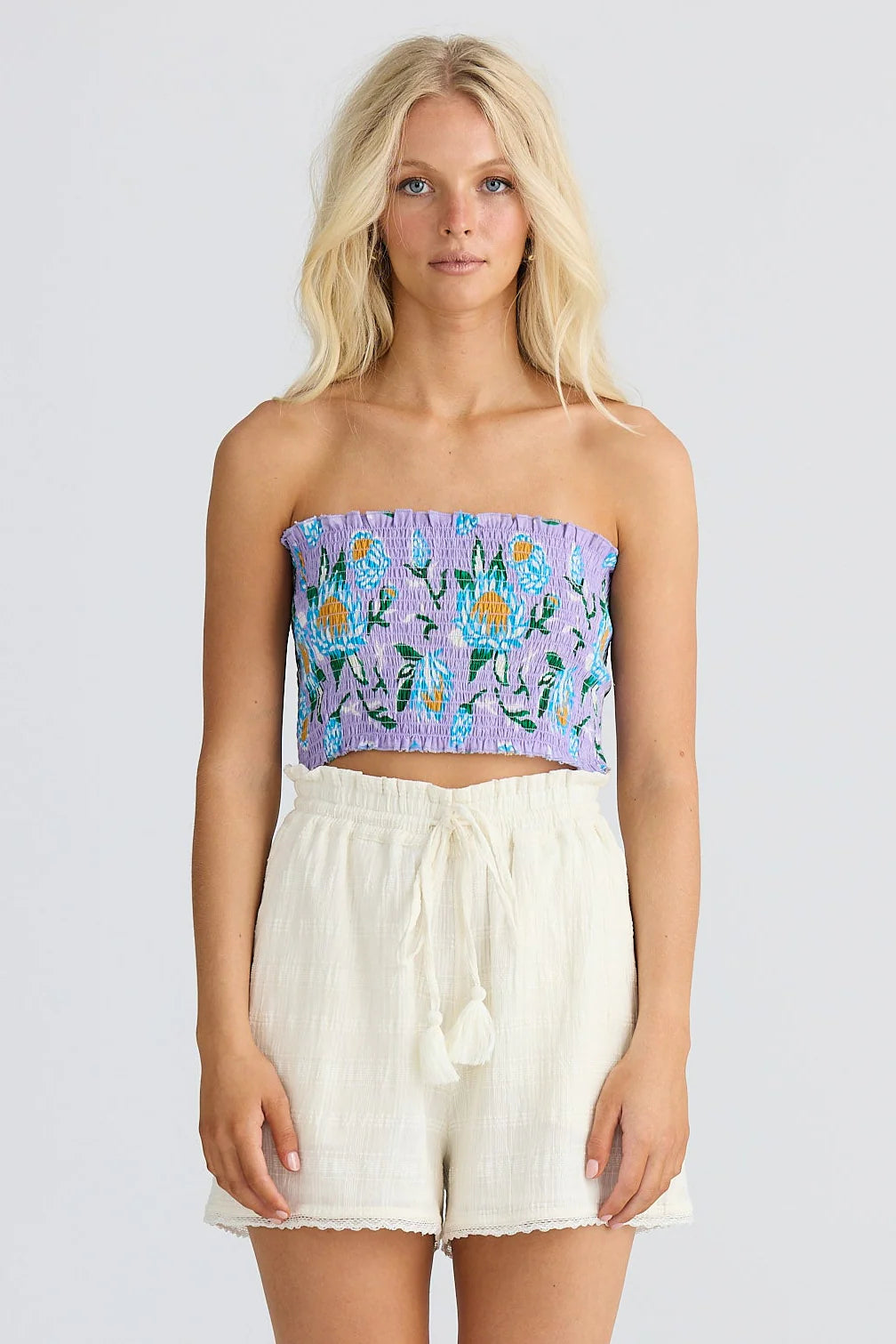 Phoenix Bandeau - Lilac Lotus