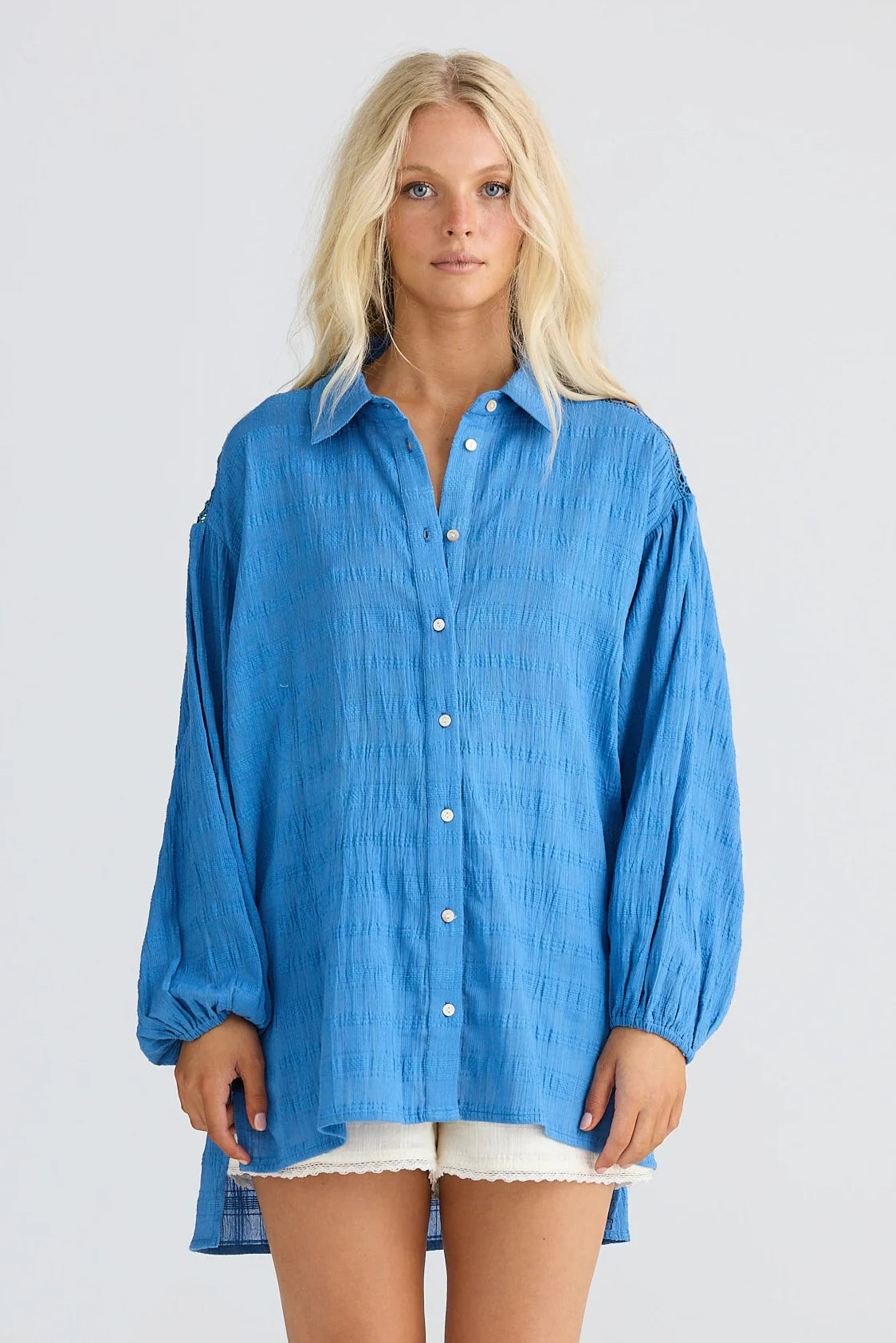 Leilani Shirt - Blue Haze