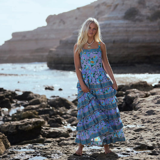 Silvana Maxi Dress - Lilac Lotus