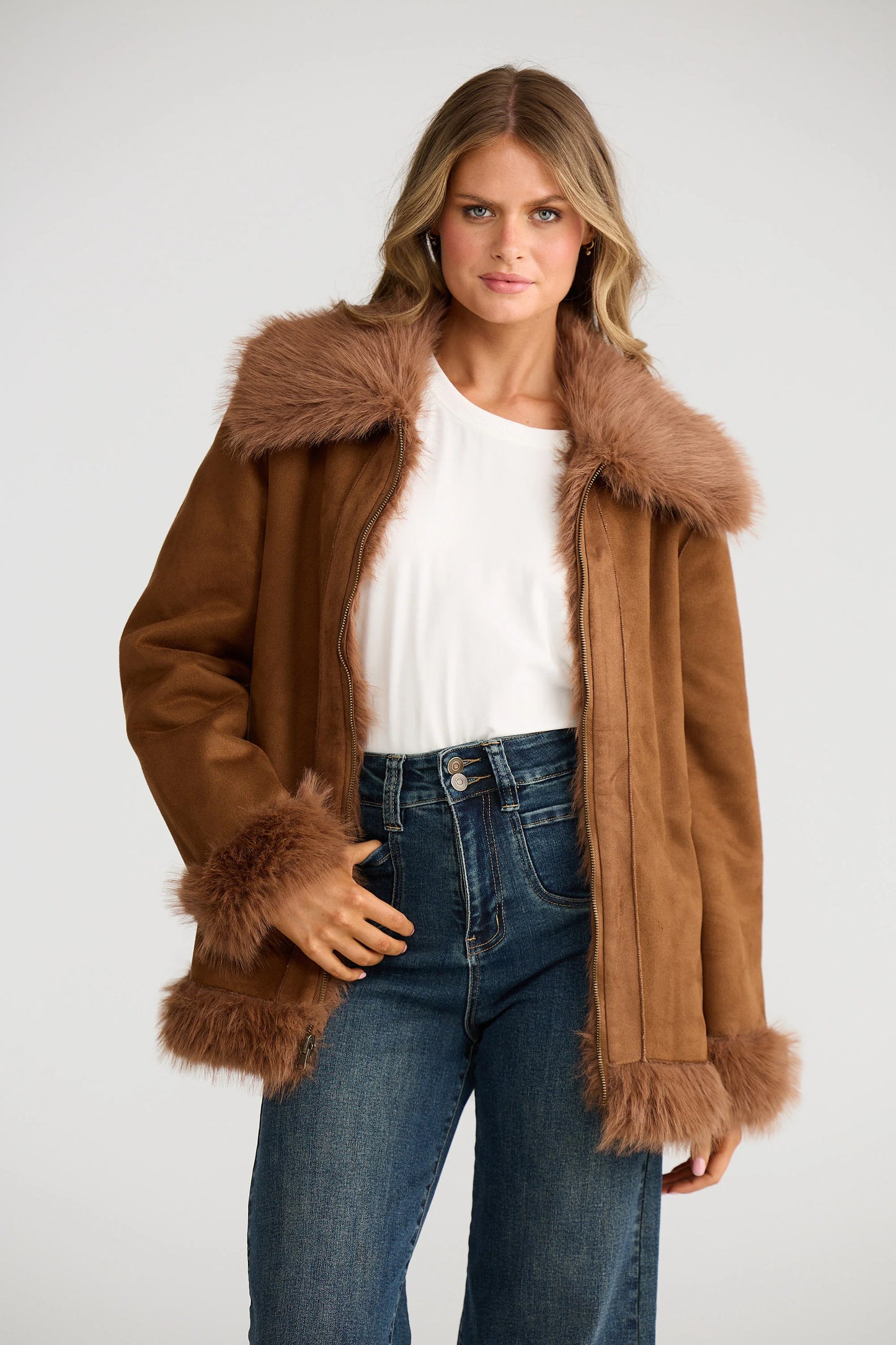 Sable Reversible Jacket - Cinnamon