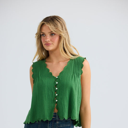 Talisman Narra Top - Olive