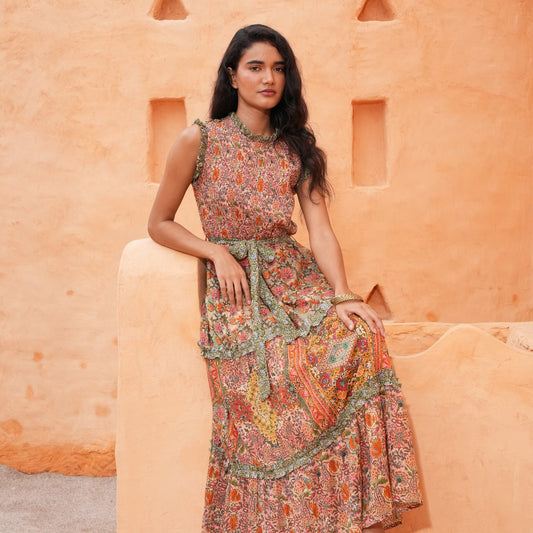 Talisman Juniper Dress - Meadow Weave