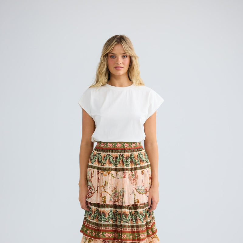 Ariel Maxi Skirt - Wildflower Oasis