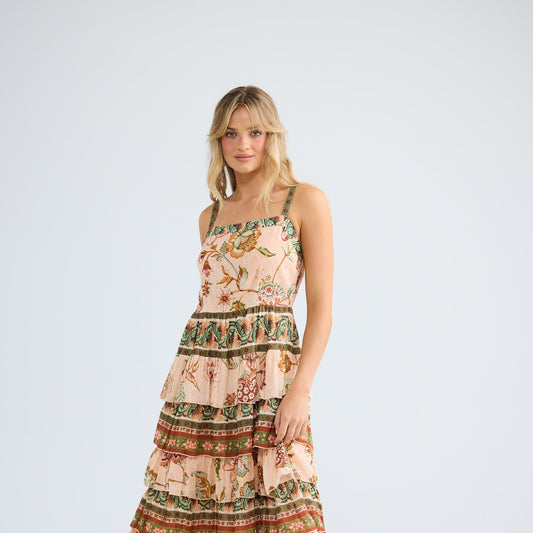 Talisman Paloma Dress - Wildflower Oasis
